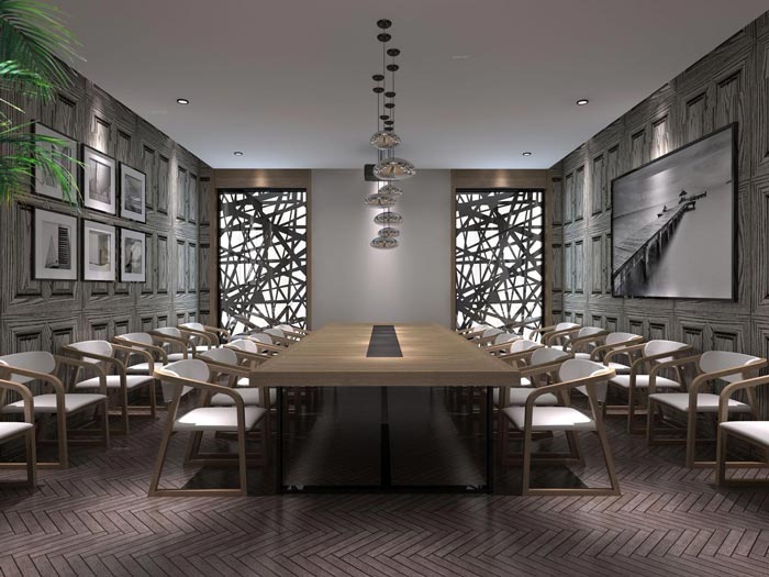創(chuàng)業(yè)孵化器大會(huì)議室裝修設(shè)計(jì)效果圖
