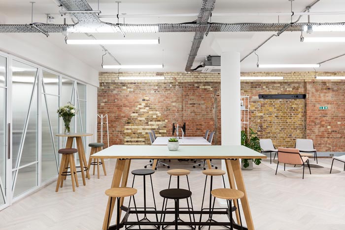 兩層辦公室交流區(qū)裝修設(shè)計效果效果圖