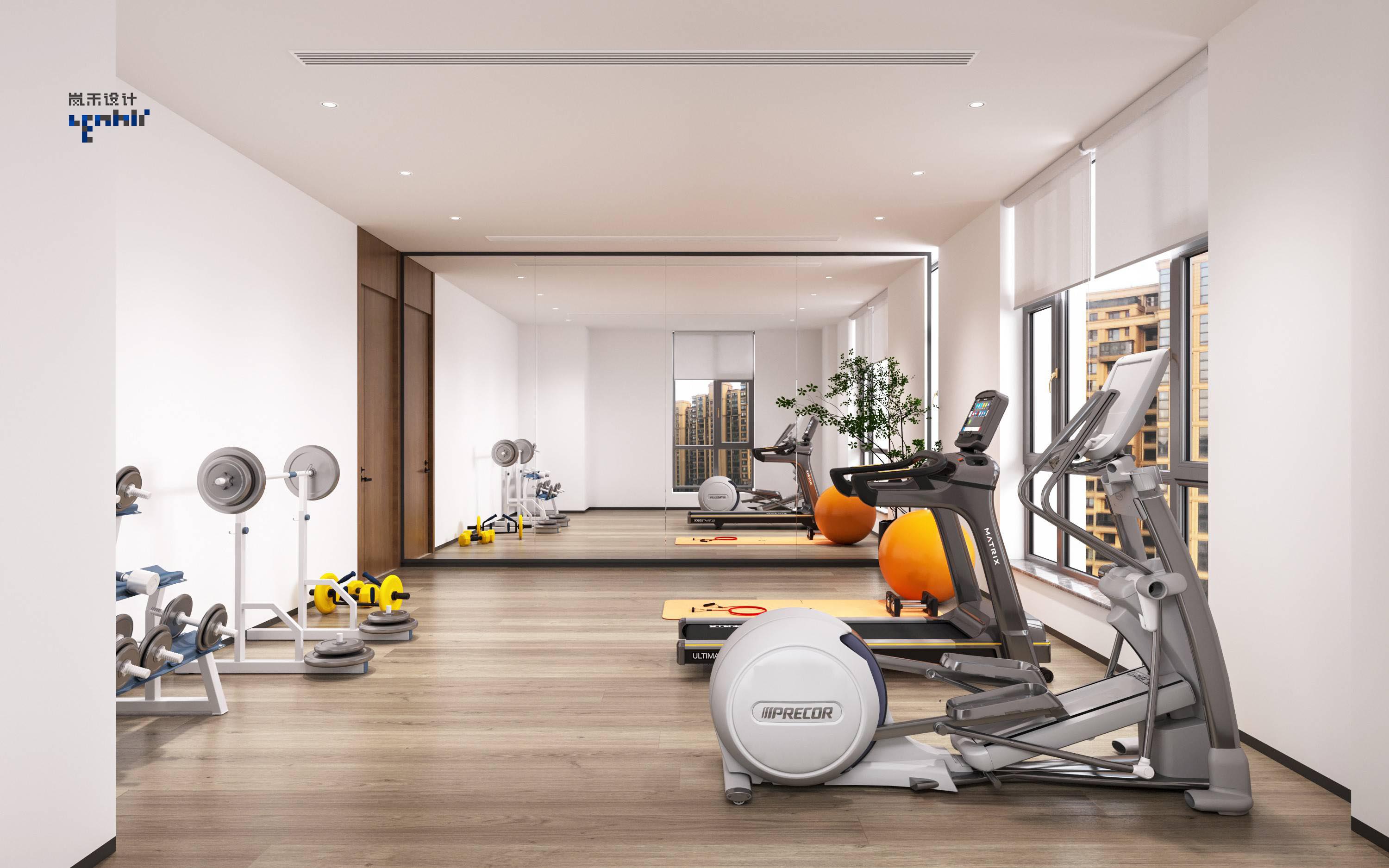 學(xué)校健身房效果圖