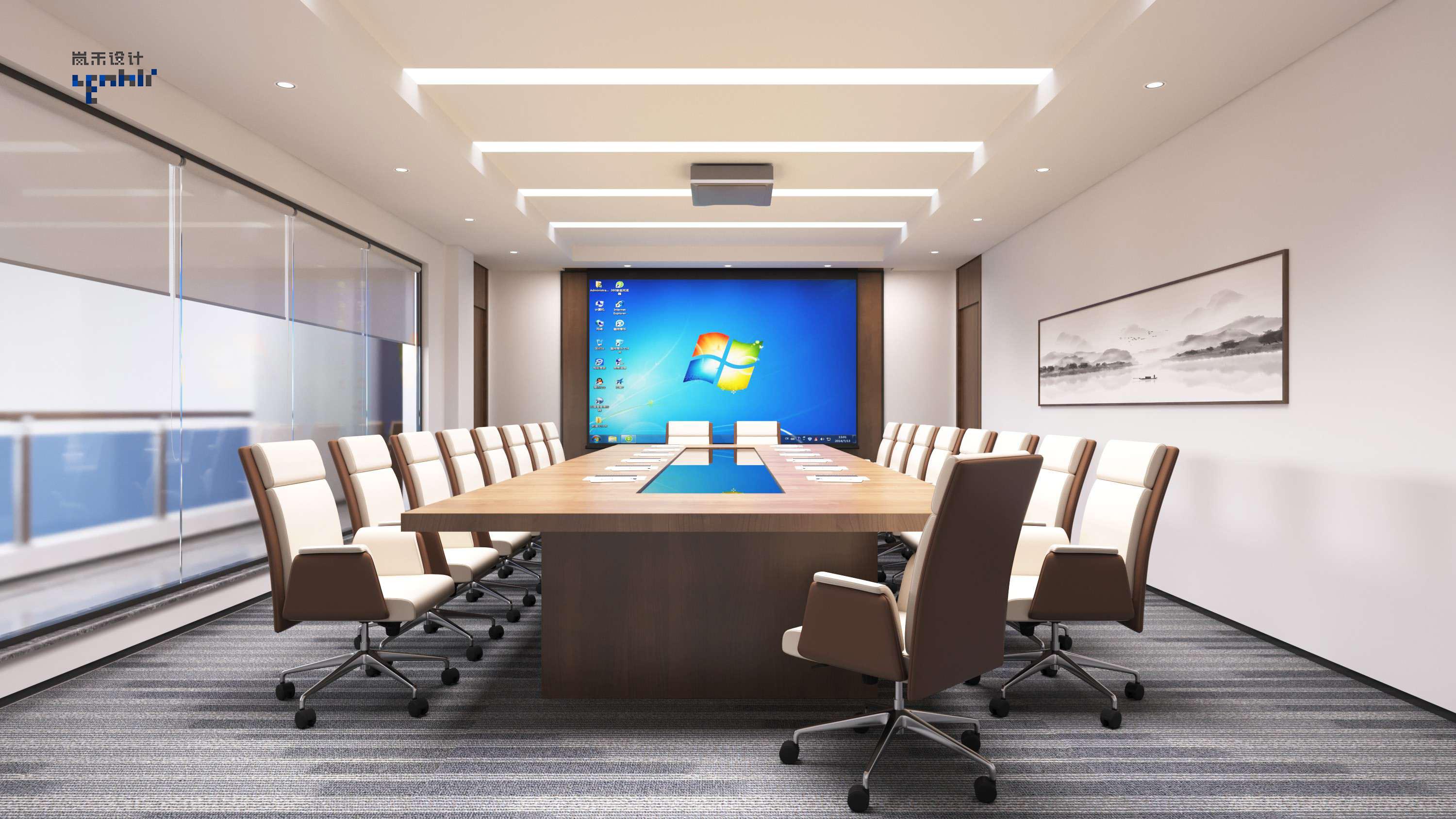 會(huì)議室效果圖