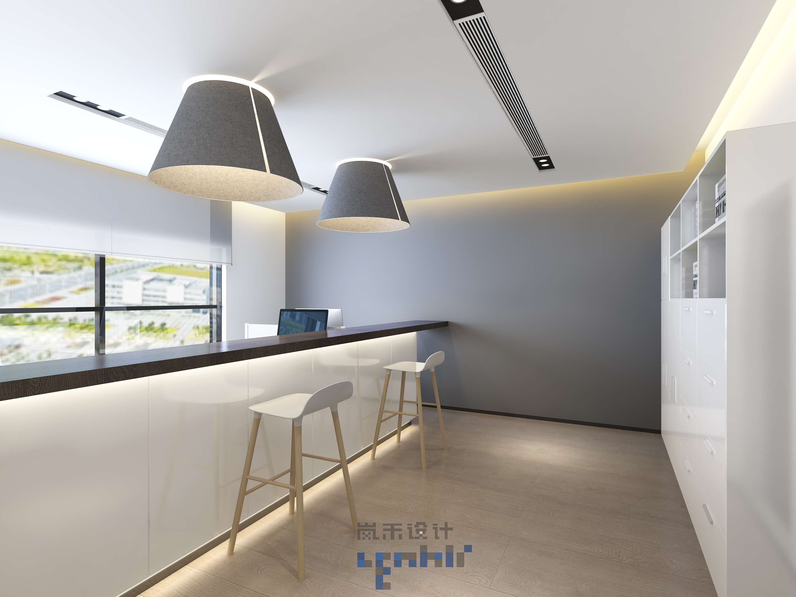 財務(wù)室設(shè)計效果圖