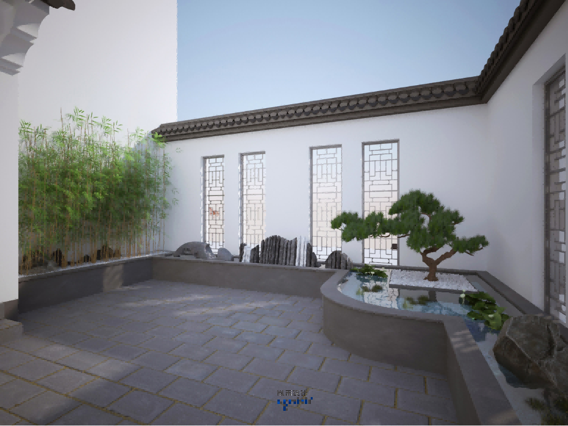 庭院區(qū)域效果圖