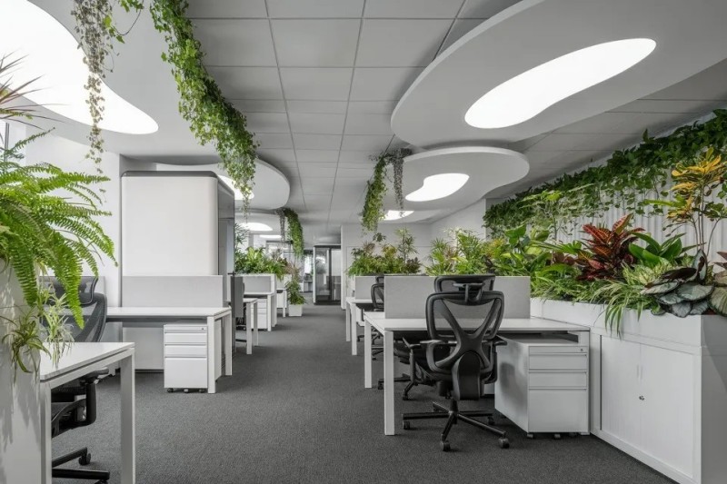 現(xiàn)代花園式律師事務所辦公室設計【1200